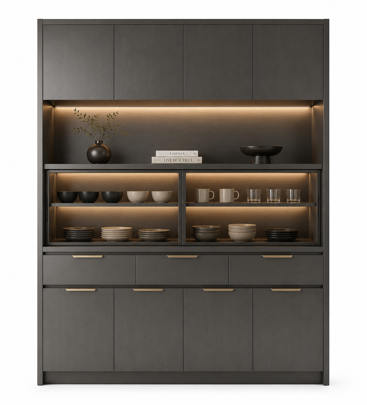 All-aluminum cabinet