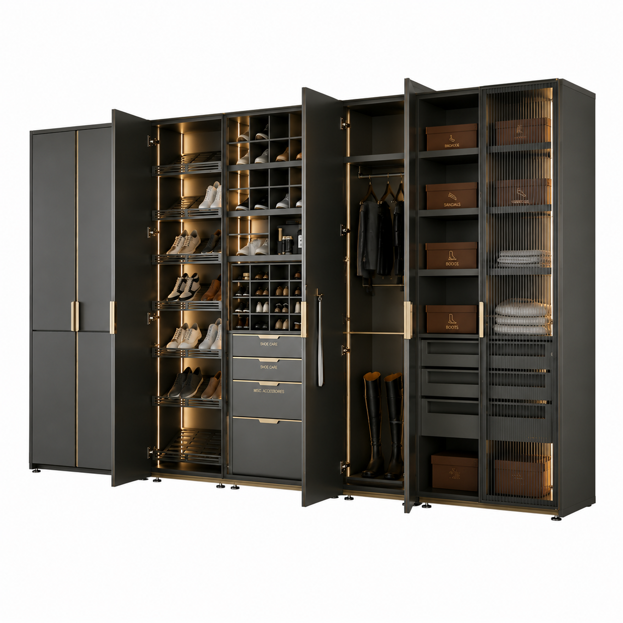 All-aluminum shoe cabinet - Image 2
